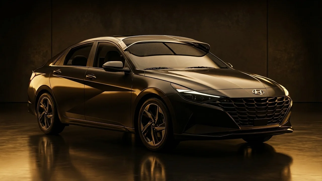 Hyundai Elantra Car Windscreen Sunvisor - 1