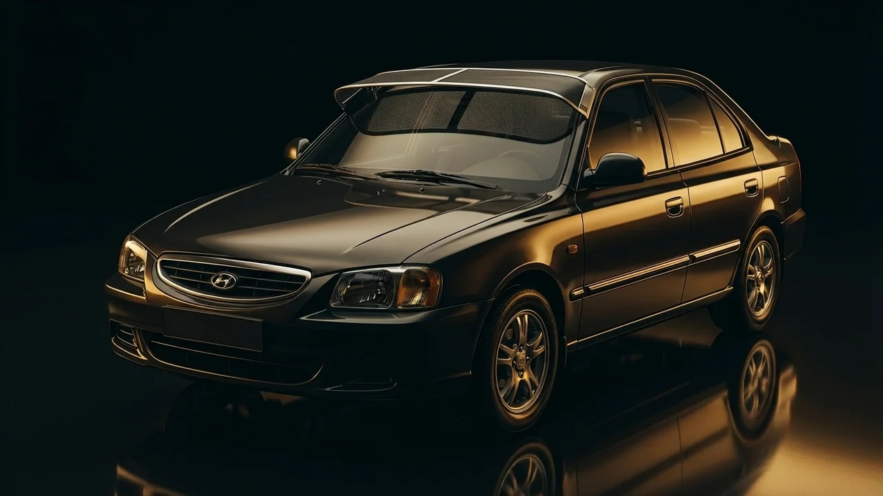 Hyundai Excel Car Windscreen Sunvisor - 1