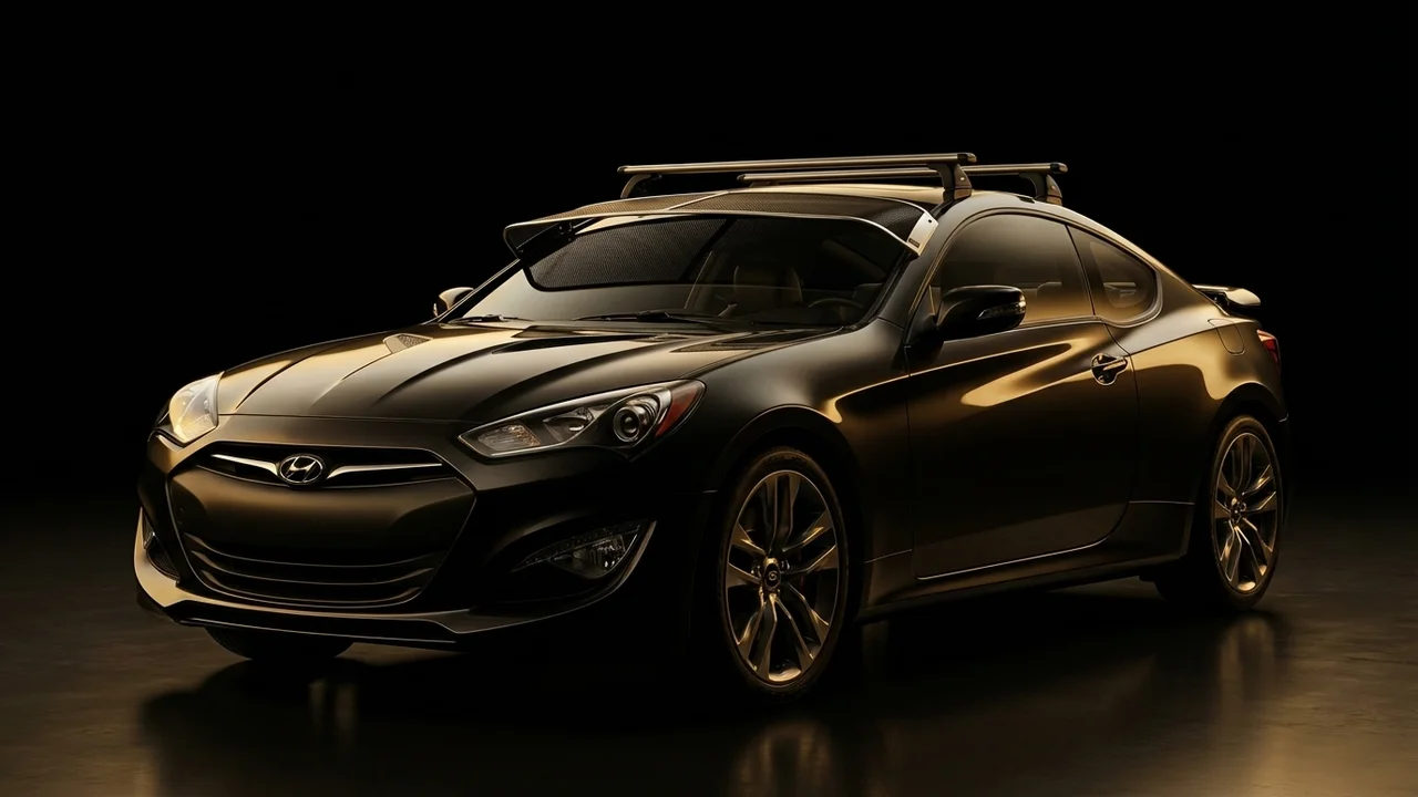 Hyundai Genesis Coupe Car Windscreen Sunvisor - 1