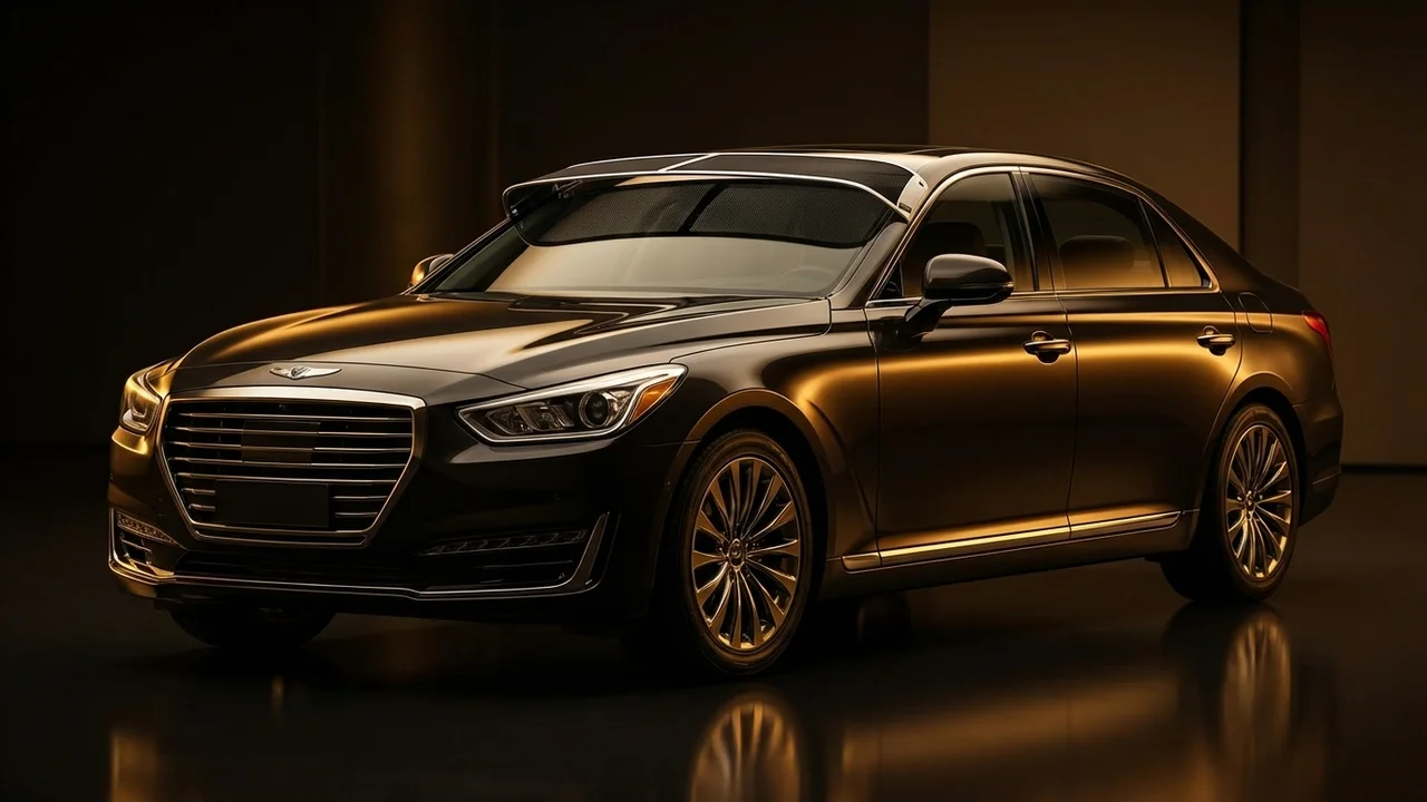 Hyundai Genesis G90 Car Windscreen Sunvisor - 1