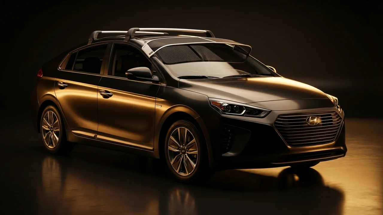 Hyundai Ioniq Car Windscreen Sunvisor - 1