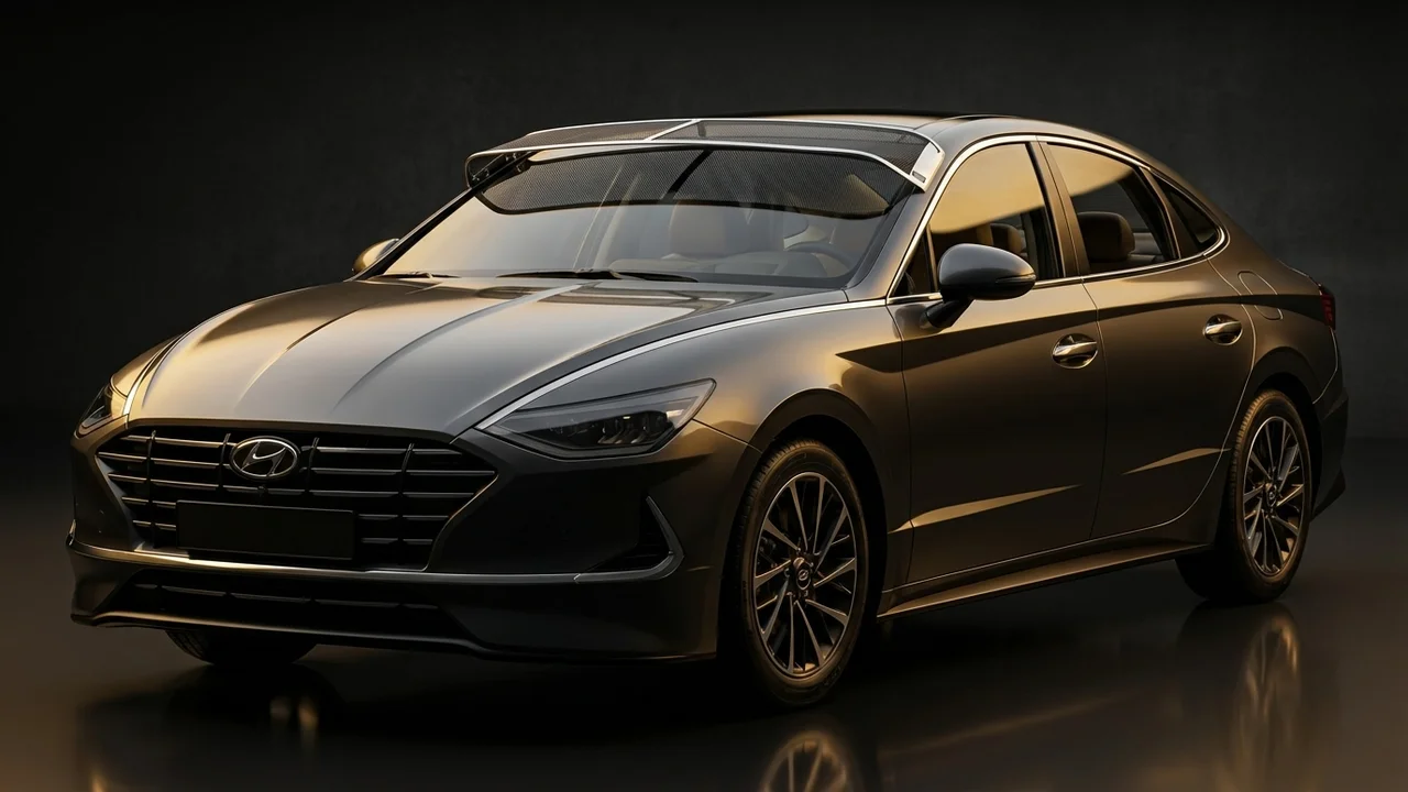 Hyundai Sonata Car Windscreen Sunvisor - 1