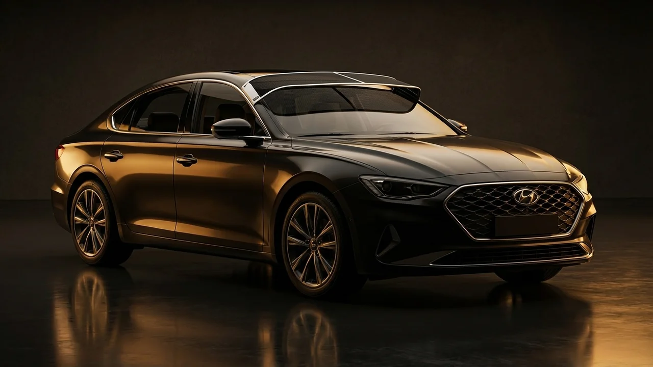 Hyundai Stellar Car Windscreen Sunvisor - 1