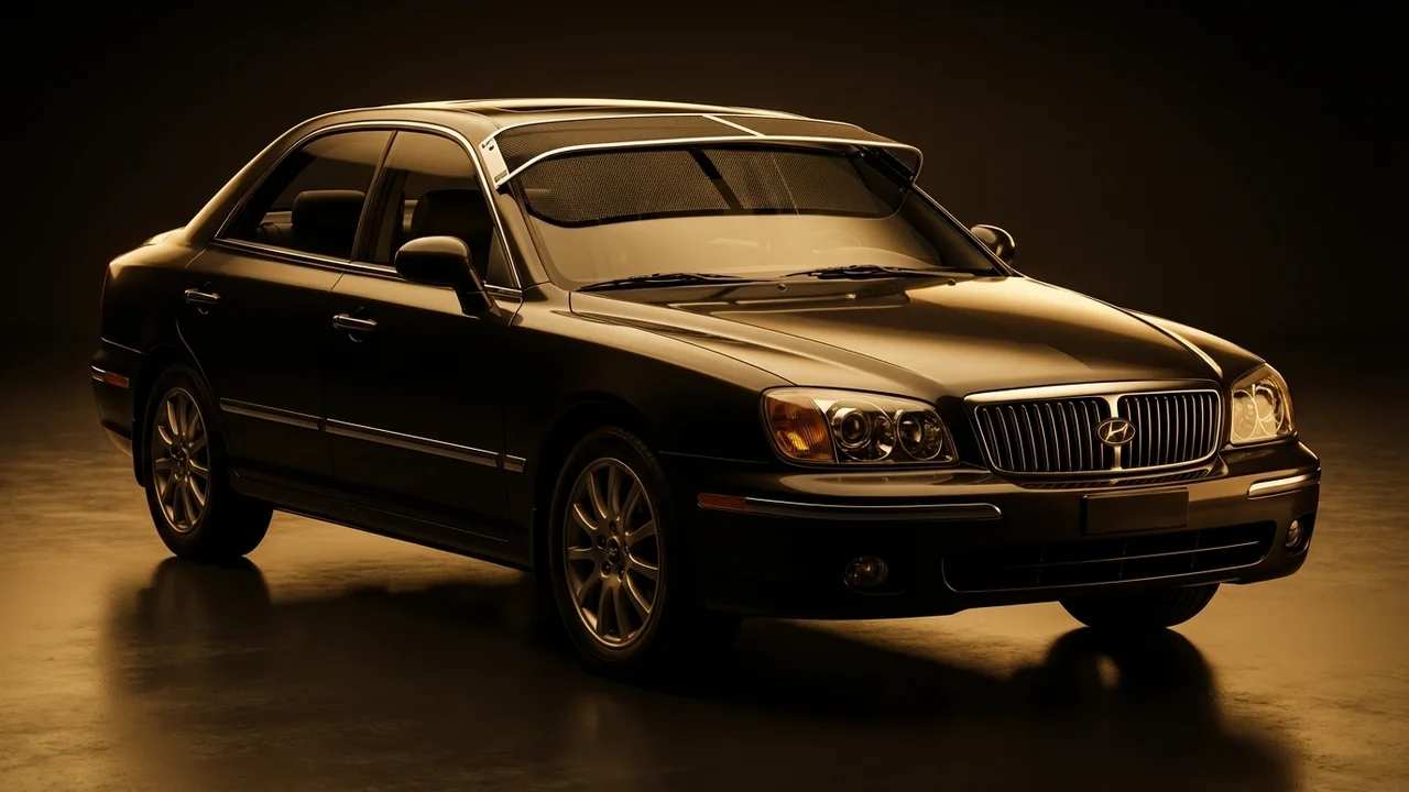 Hyundai XG350 Car Windscreen Sunvisor - 1