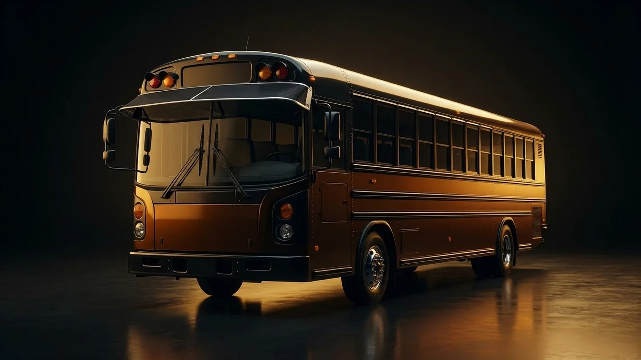 IC Corporation CE School Bus Car Windscreen Sunvisor - 1