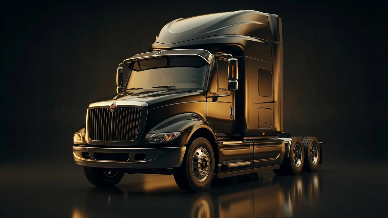 International 9100i SBA Car Windscreen Sunvisor - 1