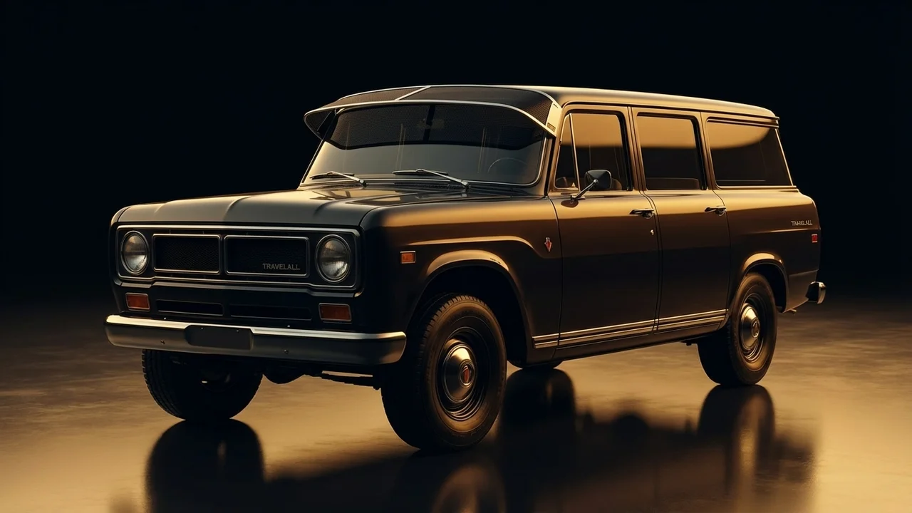 International Travelall Car Windscreen Sunvisor - 1