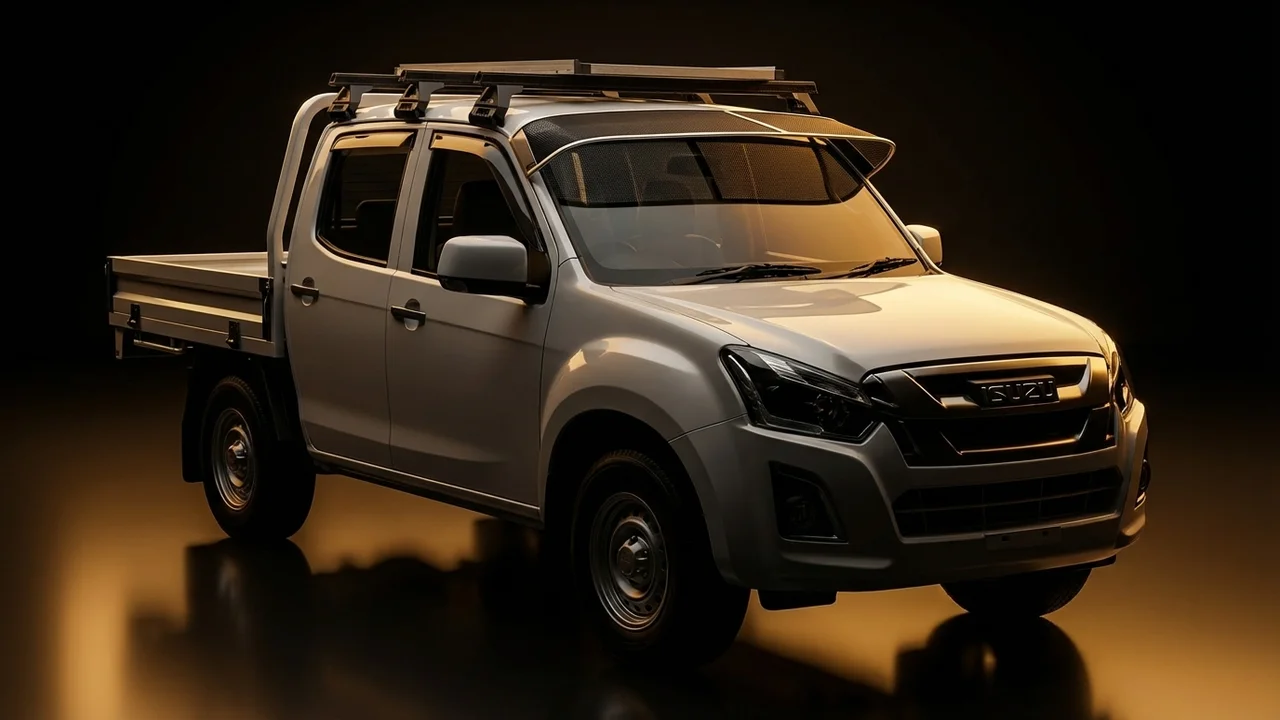 Isuzu NRR Car Windscreen Sunvisor - 1