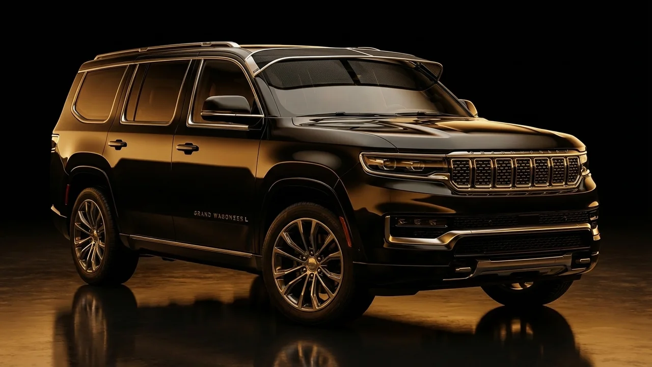 Jeep Grand Wagoneer L Car Windscreen Sunvisor - 1