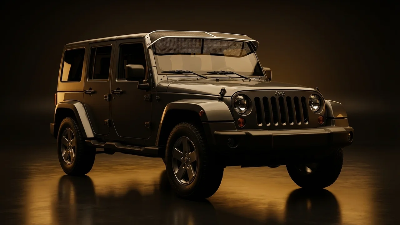 Jeep Wrangler JK Car Windscreen Sunvisor - 1