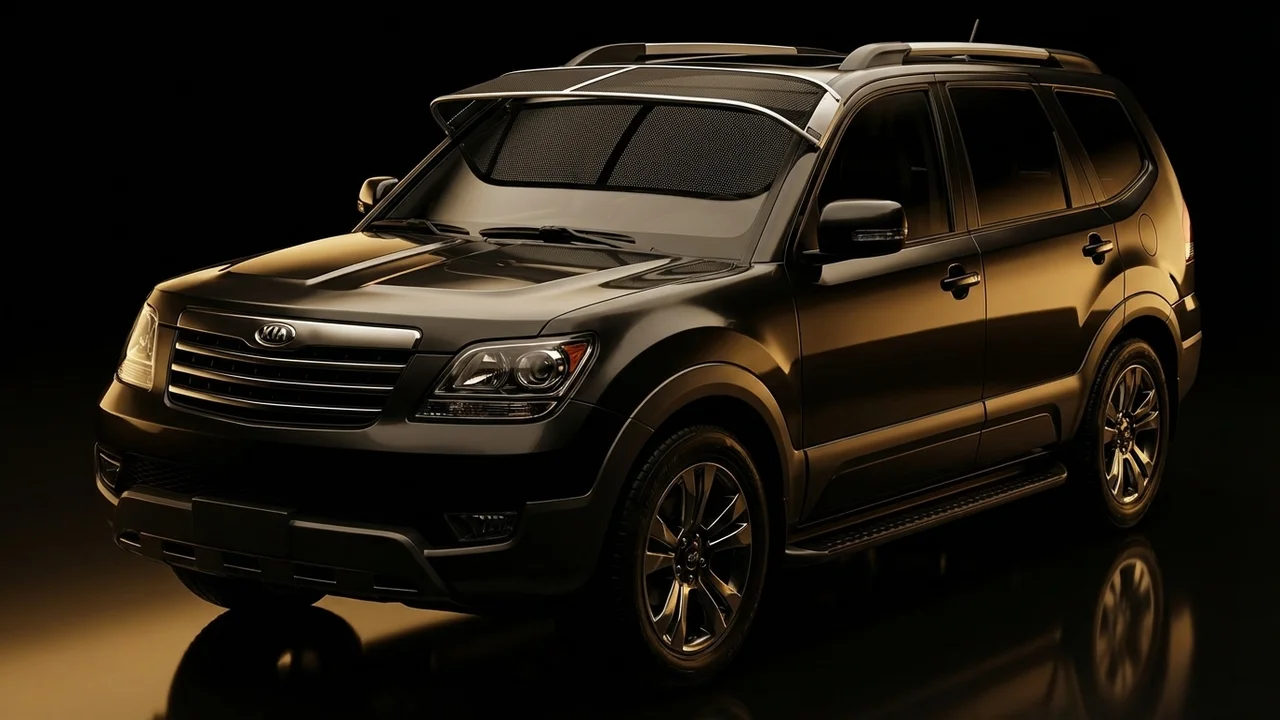 Kia Borrego Car Windscreen Sunvisor - 1