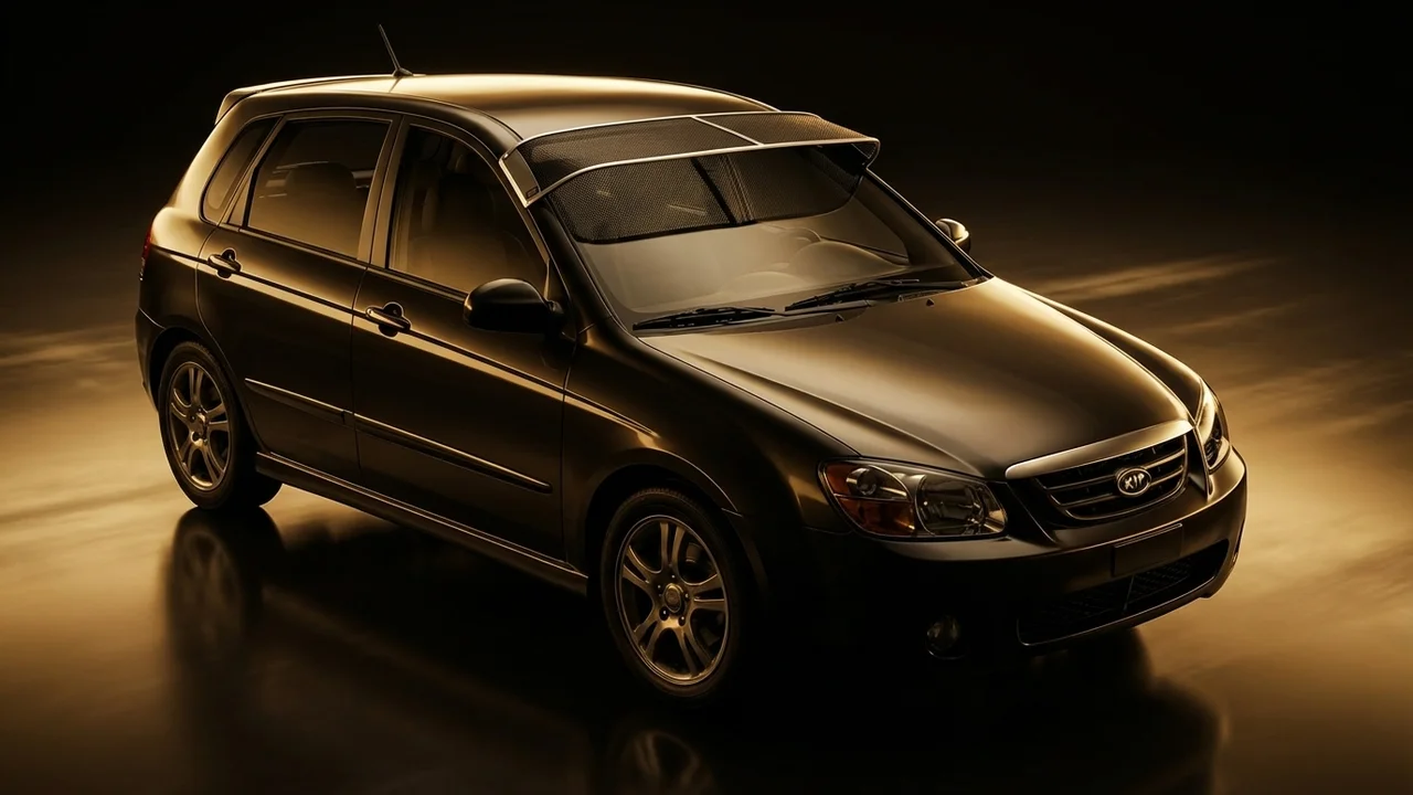 Kia Spectra5 Car Windscreen Sunvisor - 1