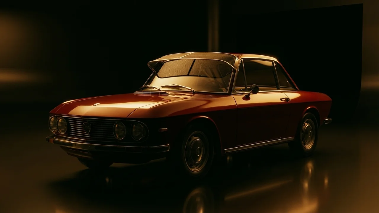 Lancia Fulvia Car Windscreen Sunvisor - 1