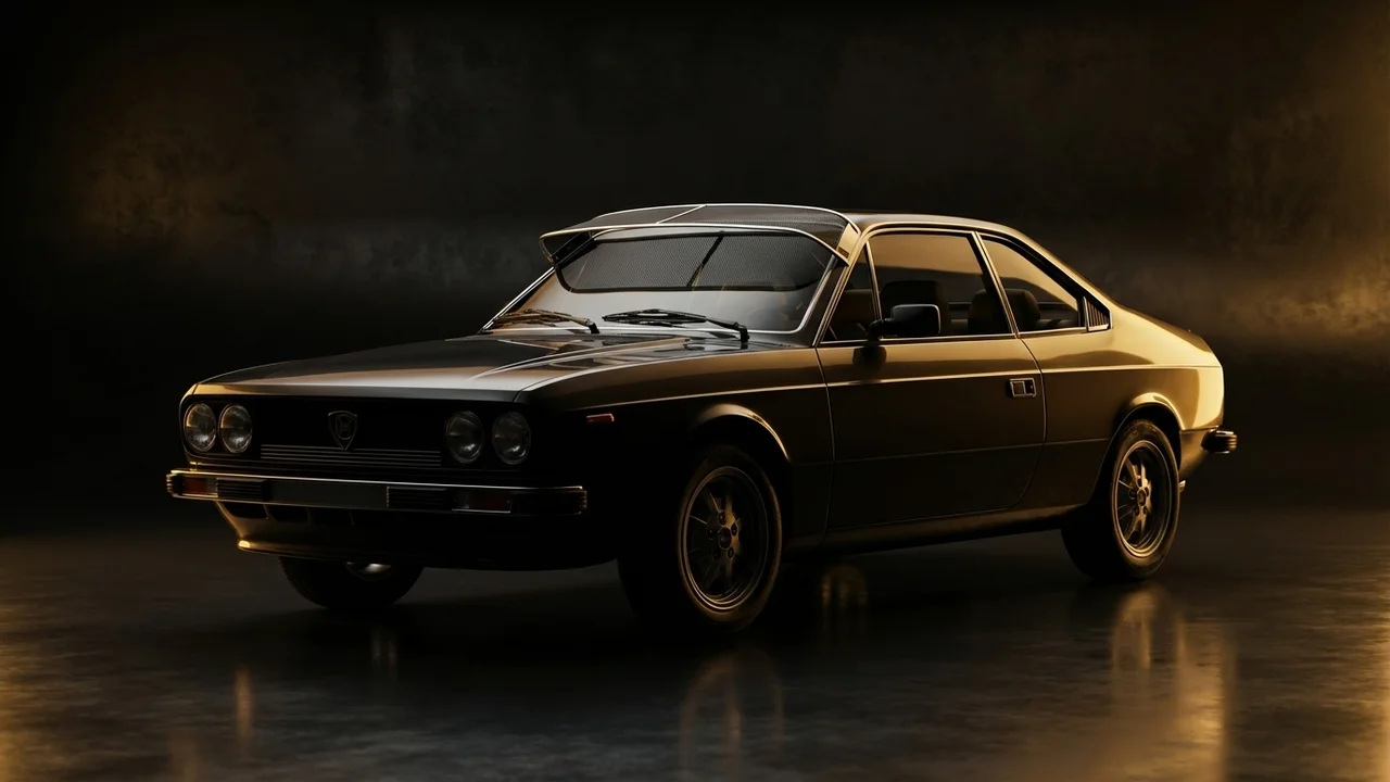 Lancia Zagato Car Windscreen Sunvisor - 1