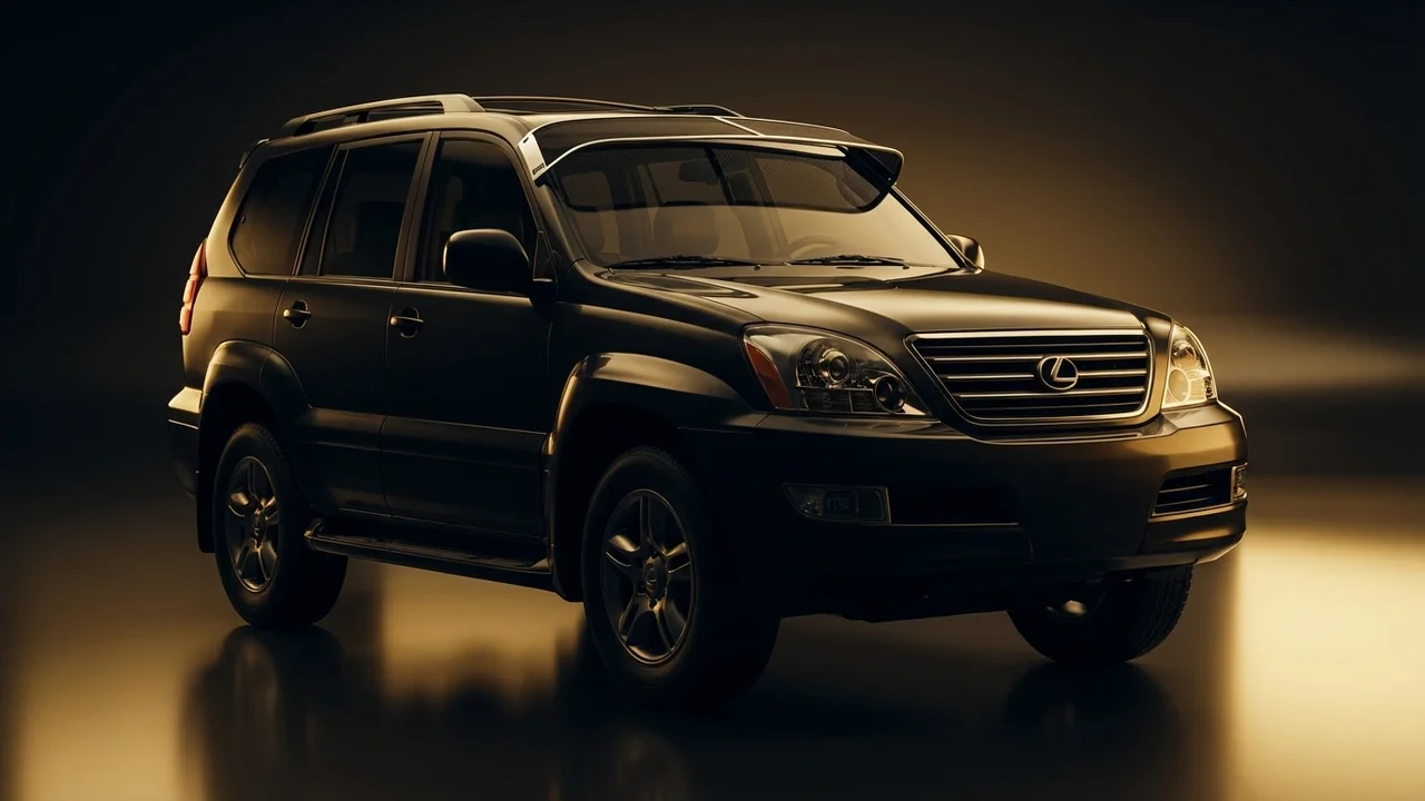 Lexus GX470 Car Windscreen Sunvisor - 1