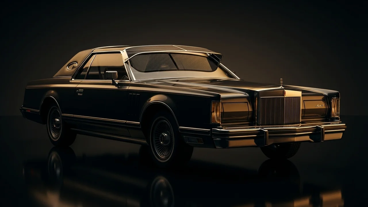 Lincoln Mark V Car Windscreen Sunvisor - 1