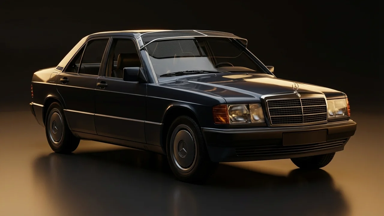 Mercedes-Benz 190E Car Windscreen Sunvisor - 1