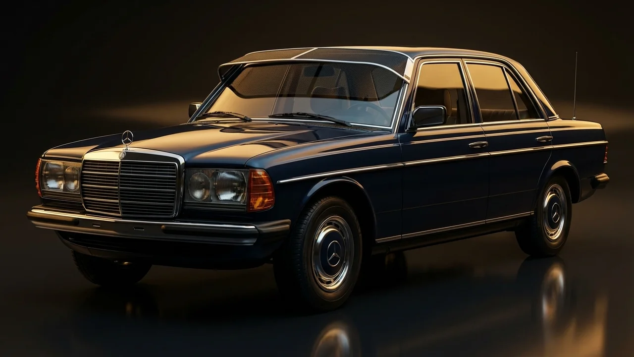 Mercedes-Benz 200D Car Windscreen Sunvisor - 1