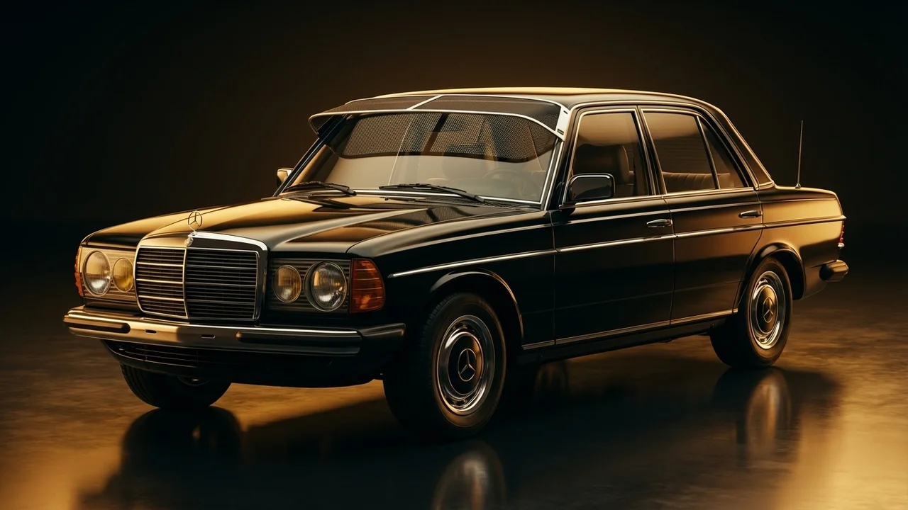 Mercedes-Benz 240D Car Windscreen Sunvisor - 1