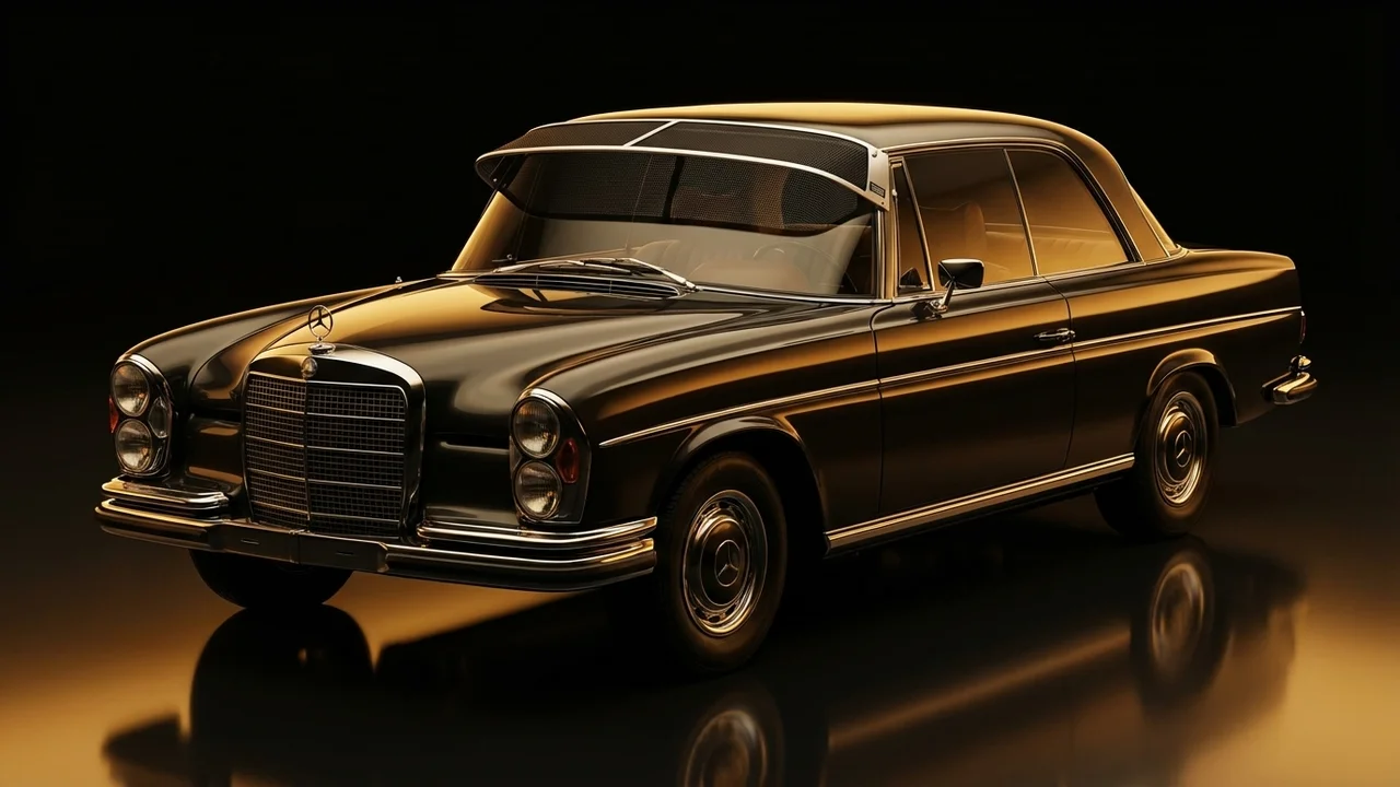 Mercedes-Benz 280S Car Windscreen Sunvisor - 1