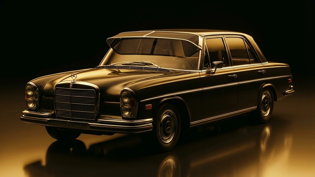 Mercedes-Benz 280SE Car Windscreen Sunvisor - 1