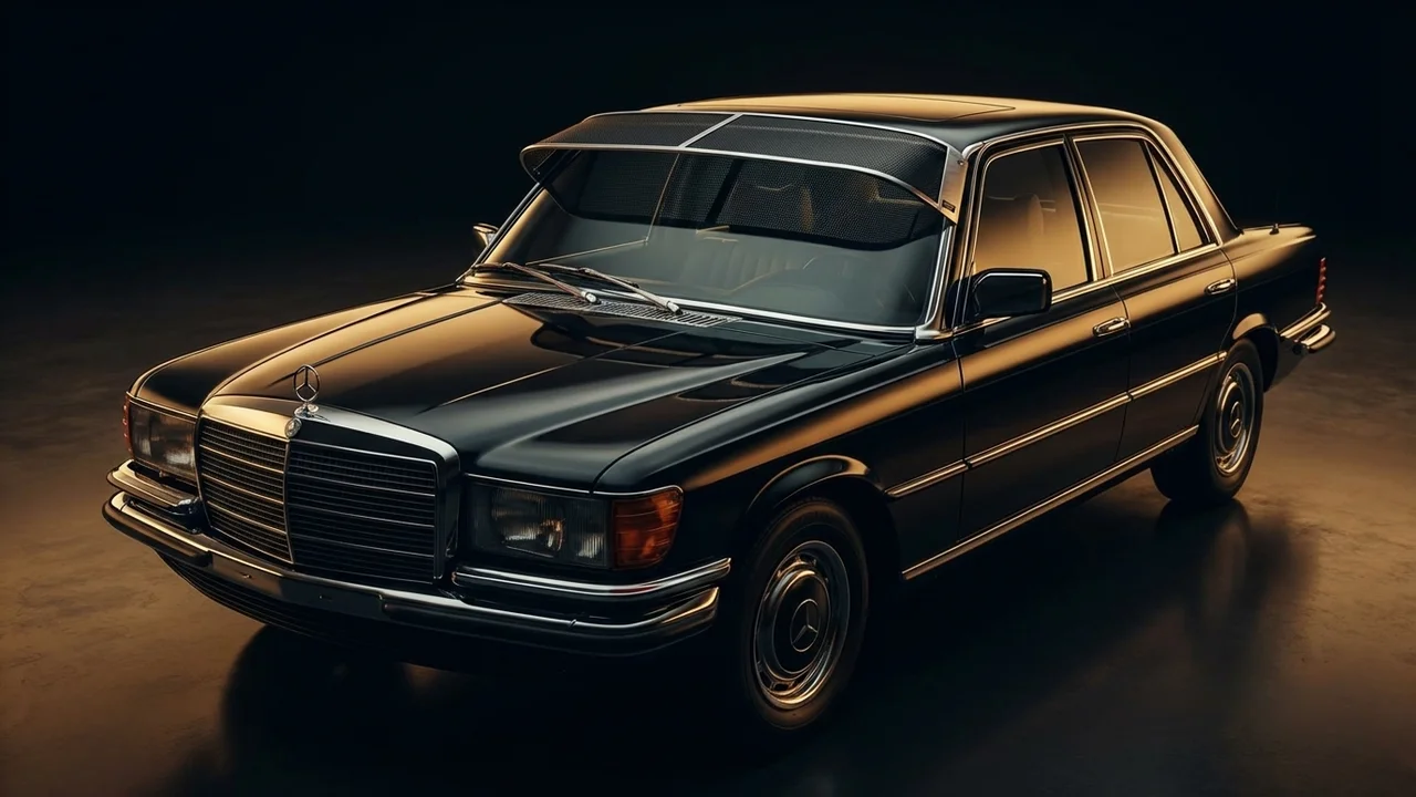 Mercedes-Benz 300SD Car Windscreen Sunvisor - 1