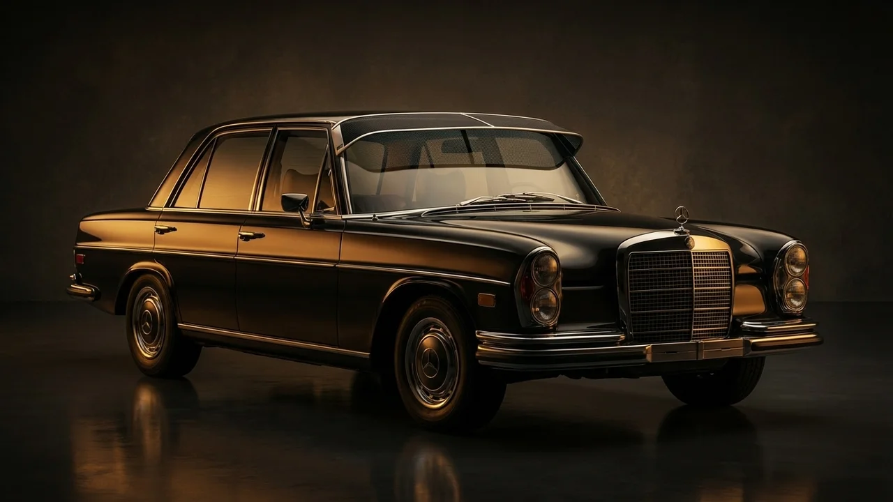 Mercedes-Benz 300SEL Car Windscreen Sunvisor - 1