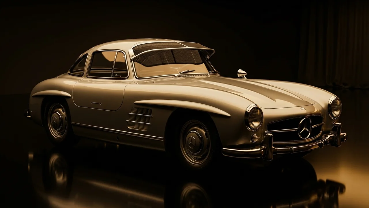 Mercedes-Benz 300SL Car Windscreen Sunvisor - 1