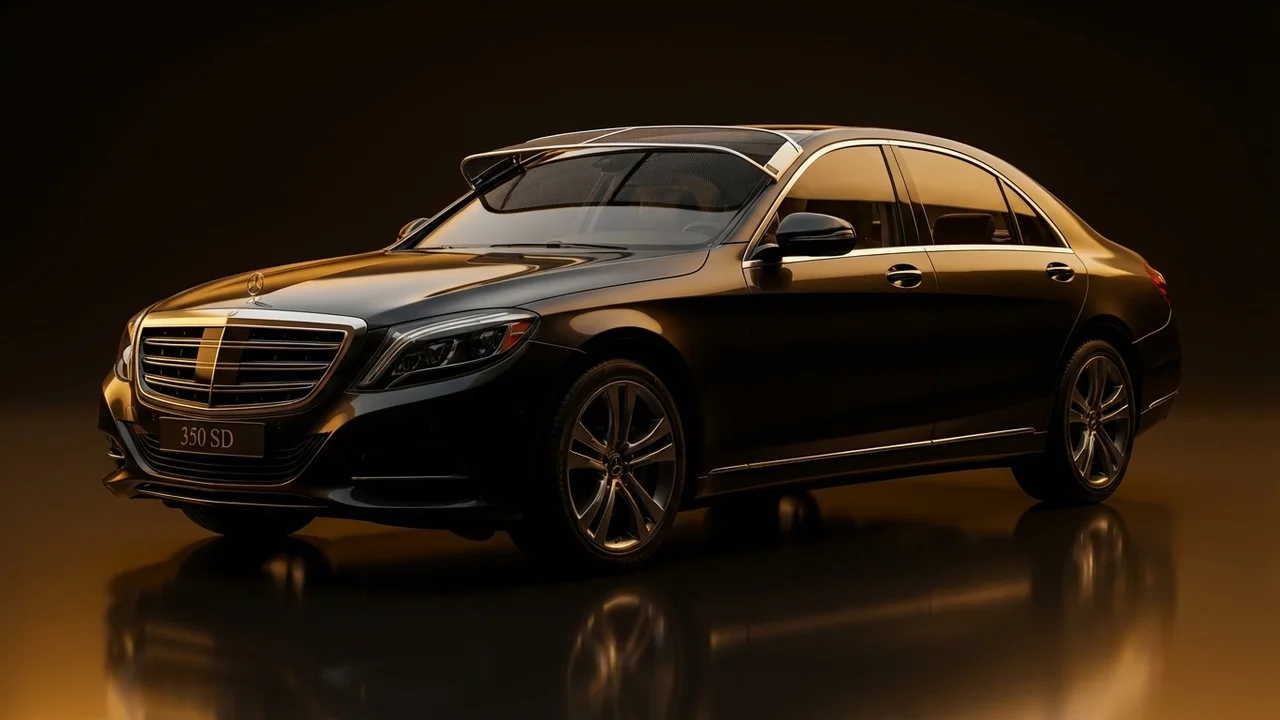 Mercedes-Benz 350SD Car Windscreen Sunvisor - 1