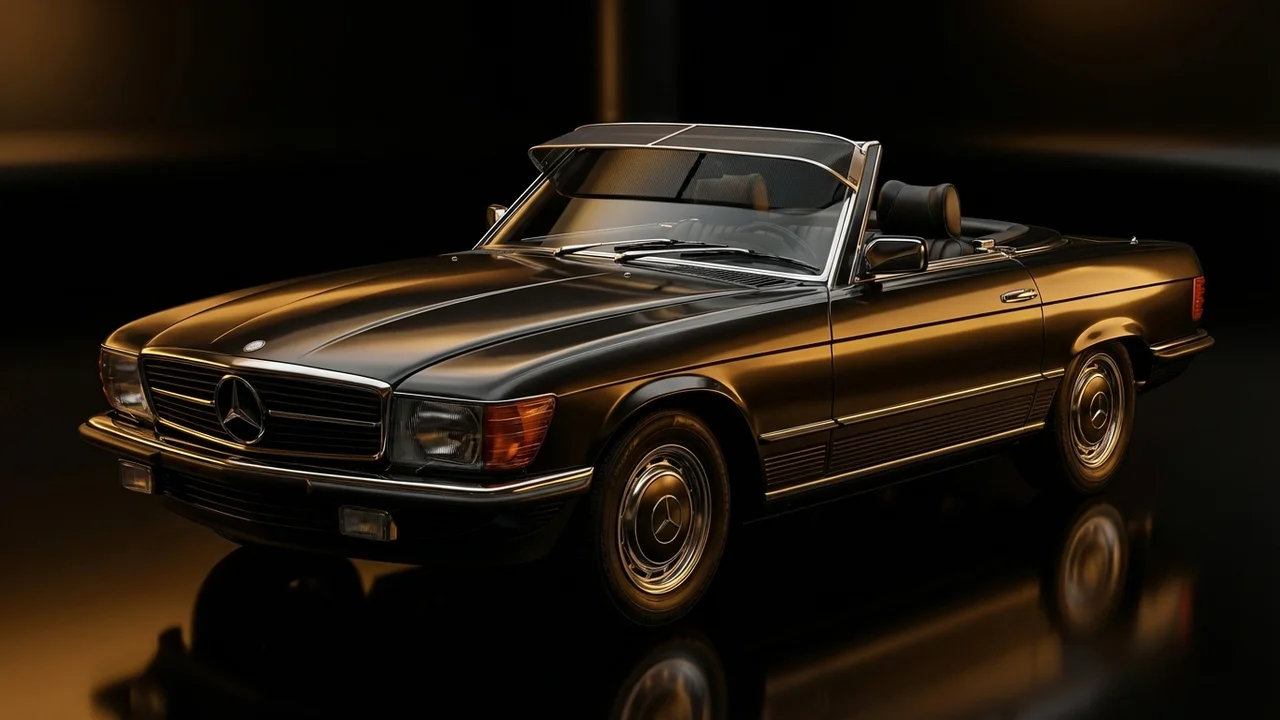 Mercedes-Benz 350SL Car Windscreen Sunvisor - 1