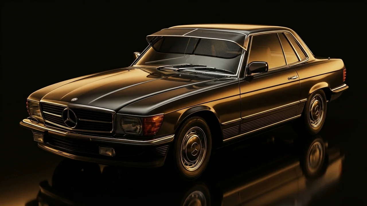 Mercedes-Benz 450SLC Car Windscreen Sunvisor - 1