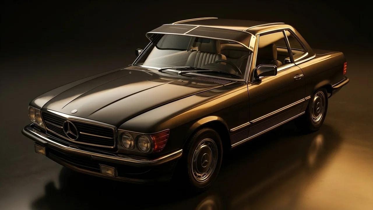 Mercedes-Benz 560SL Car Windscreen Sunvisor - 1