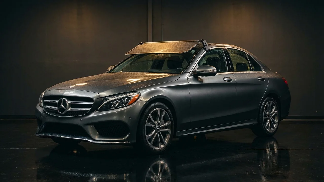 Mercedes-Benz C300 Car Windscreen Sunvisor - 1