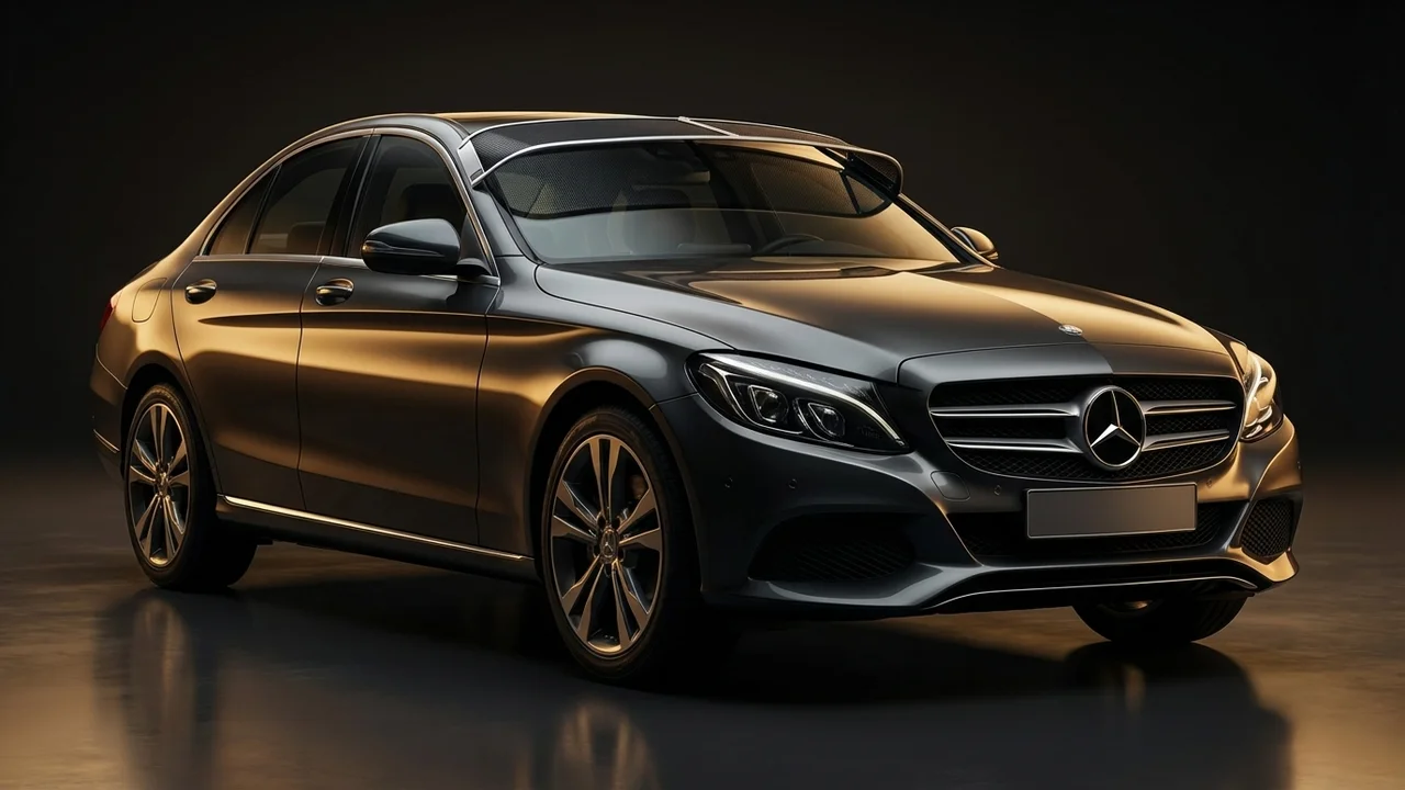 Mercedes-Benz C350 Car Windscreen Sunvisor - 1