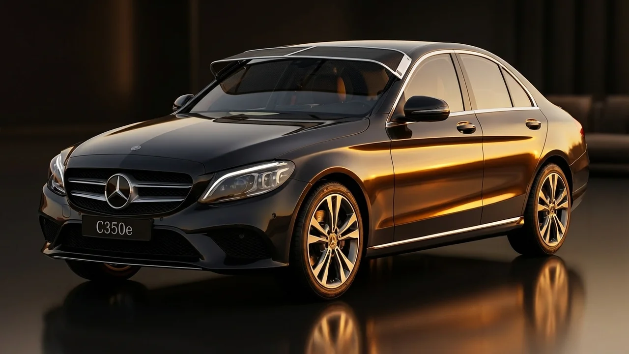 Mercedes-Benz C350e Car Windscreen Sunvisor - 1