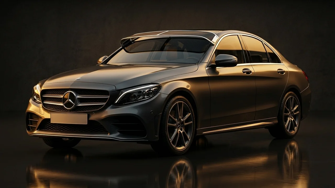 Mercedes-Benz C400 Car Windscreen Sunvisor - 1