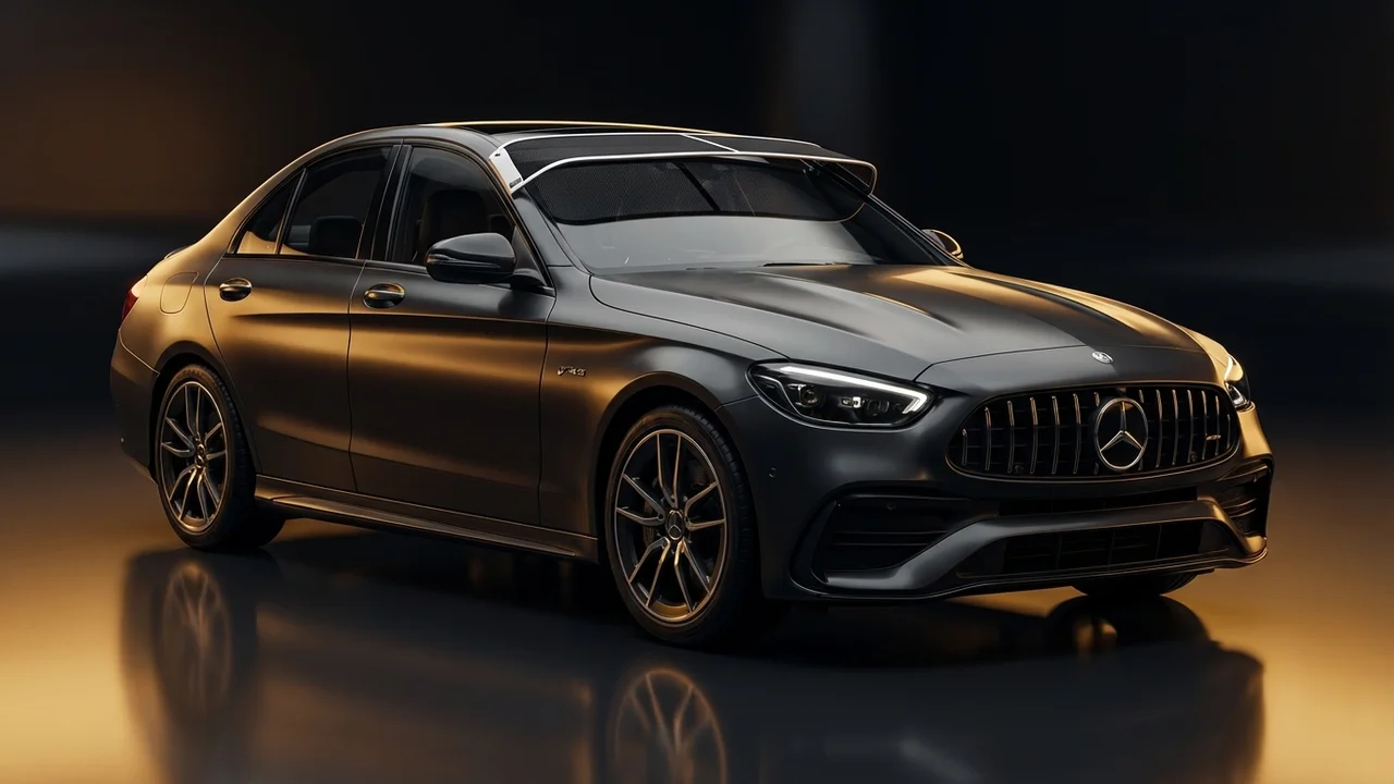 Mercedes-Benz C43 AMG Car Windscreen Sunvisor - 1