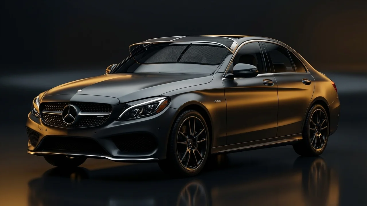 Mercedes-Benz C450 AMG Car Windscreen Sunvisor - 1