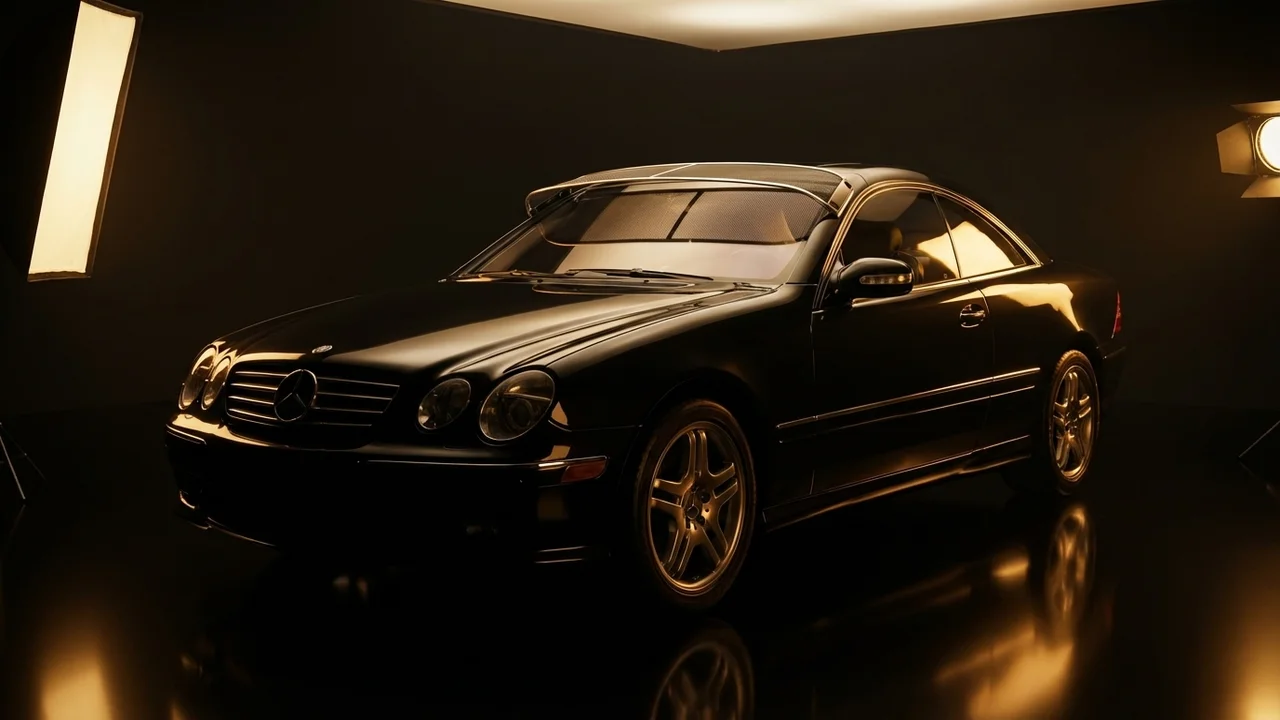 Mercedes-Benz CL230 Car Windscreen Sunvisor - 1