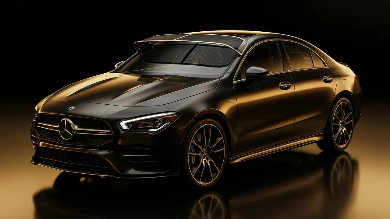 Mercedes-Benz CLA35 AMG Car Windscreen Sunvisor - 1