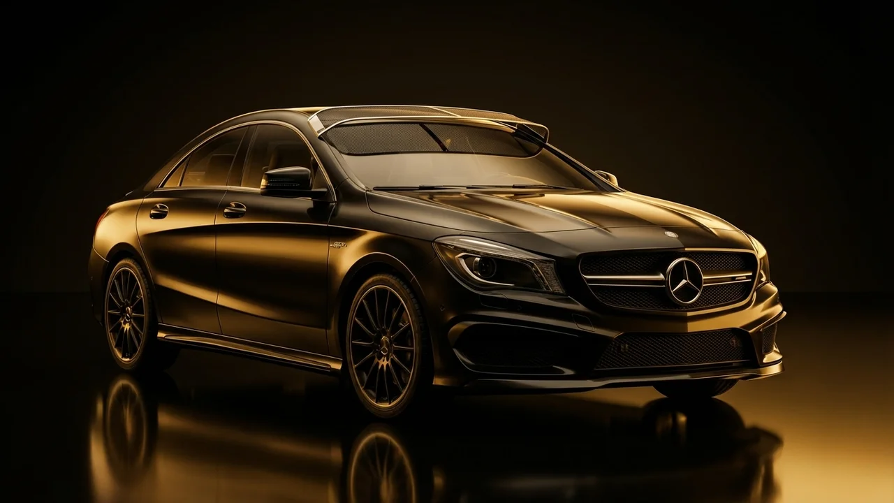 Mercedes-Benz CLA45 AMG Car Windscreen Sunvisor - 1