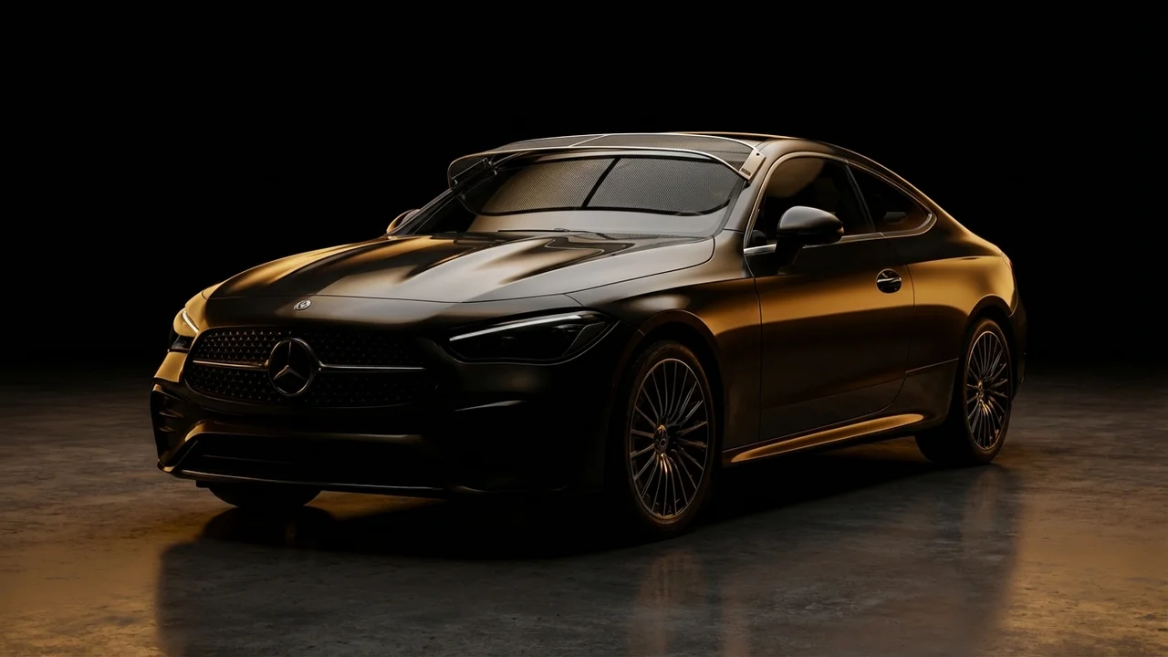 Mercedes-Benz CLE450 Car Windscreen Sunvisor - 1