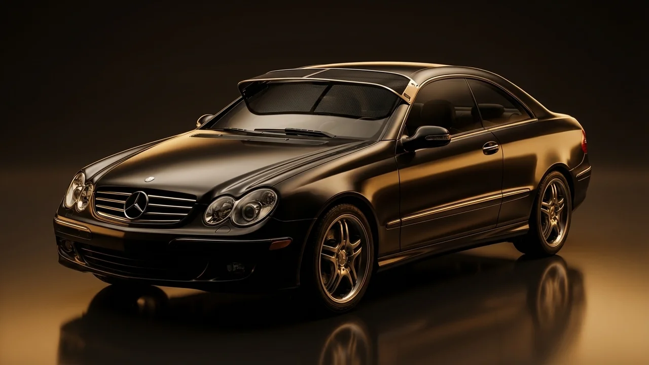 Mercedes-Benz CLK320 Car Windscreen Sunvisor - 1