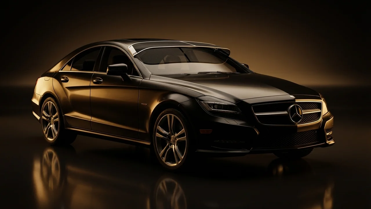 Mercedes-Benz CLS550 Car Windscreen Sunvisor - 1