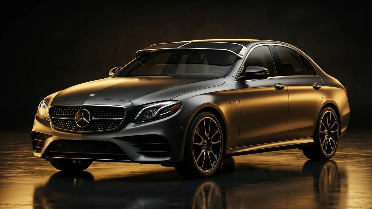 Mercedes-Benz E43 AMG Car Windscreen Sunvisor - 1