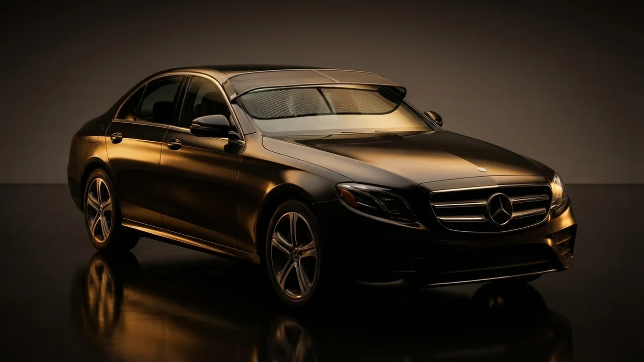 Mercedes-Benz E450 Car Windscreen Sunvisor - 1