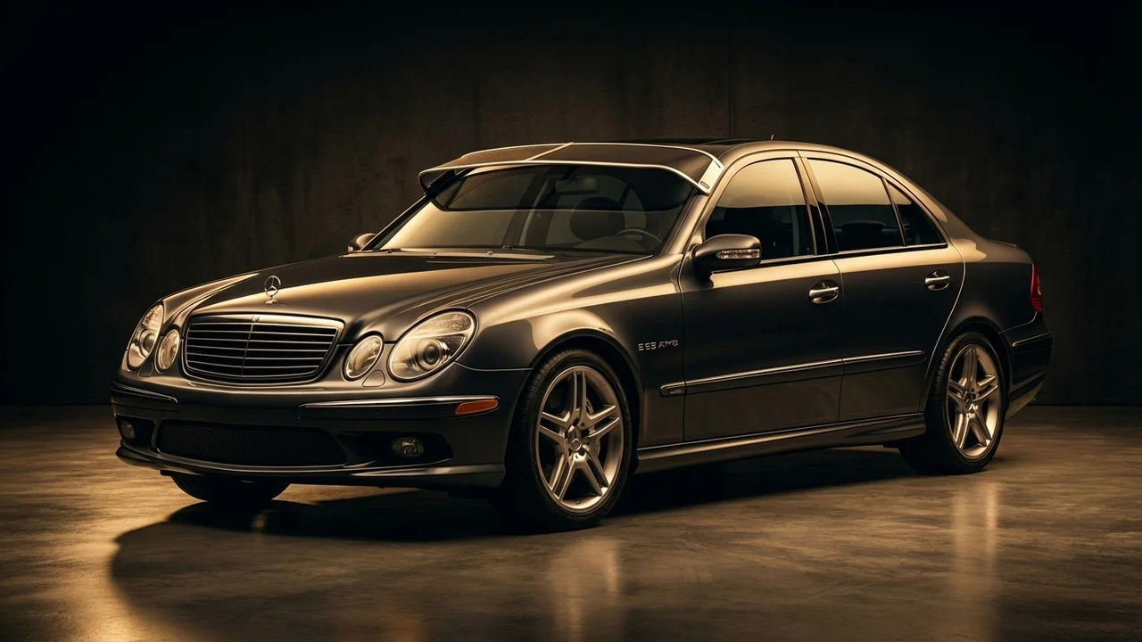 Mercedes-Benz E55 AMG Car Windscreen Sunvisor - 1