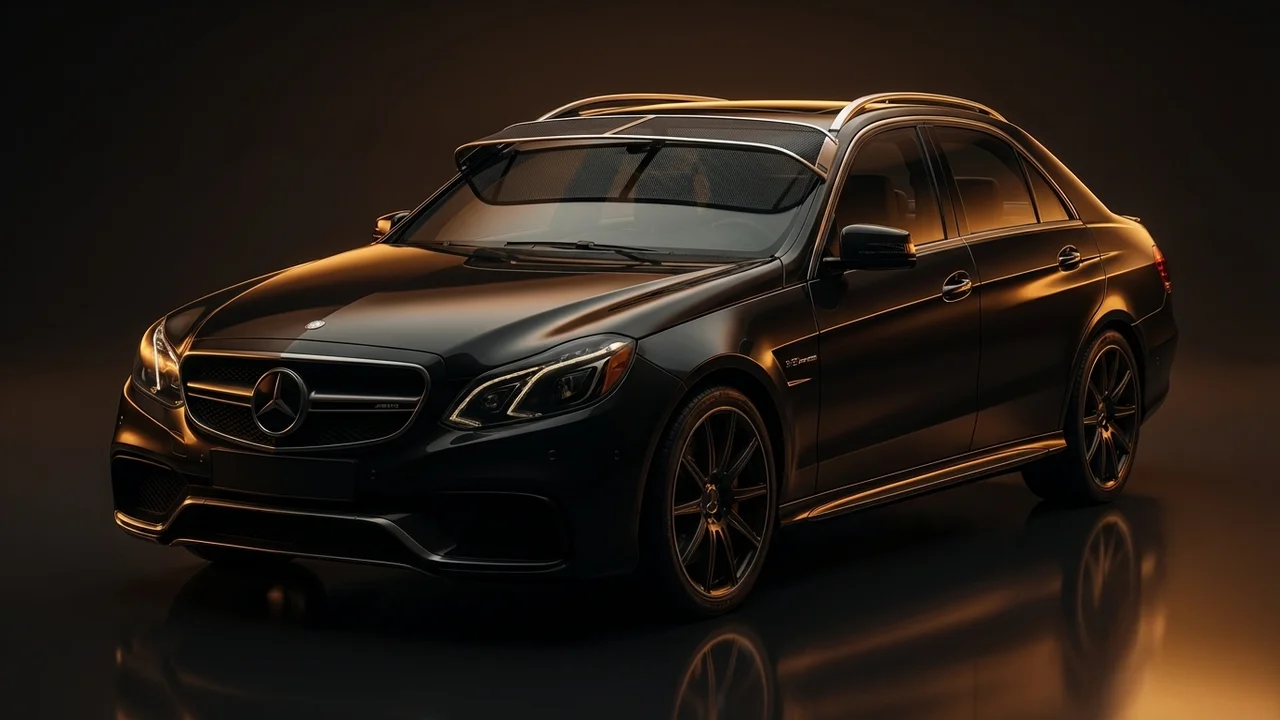 Mercedes-Benz E63 AMG Car Windscreen Sunvisor - 1