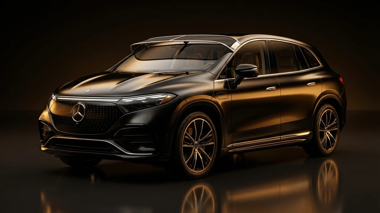 Mercedes-Benz EQS 580 SUV Car Windscreen Sunvisor - 1