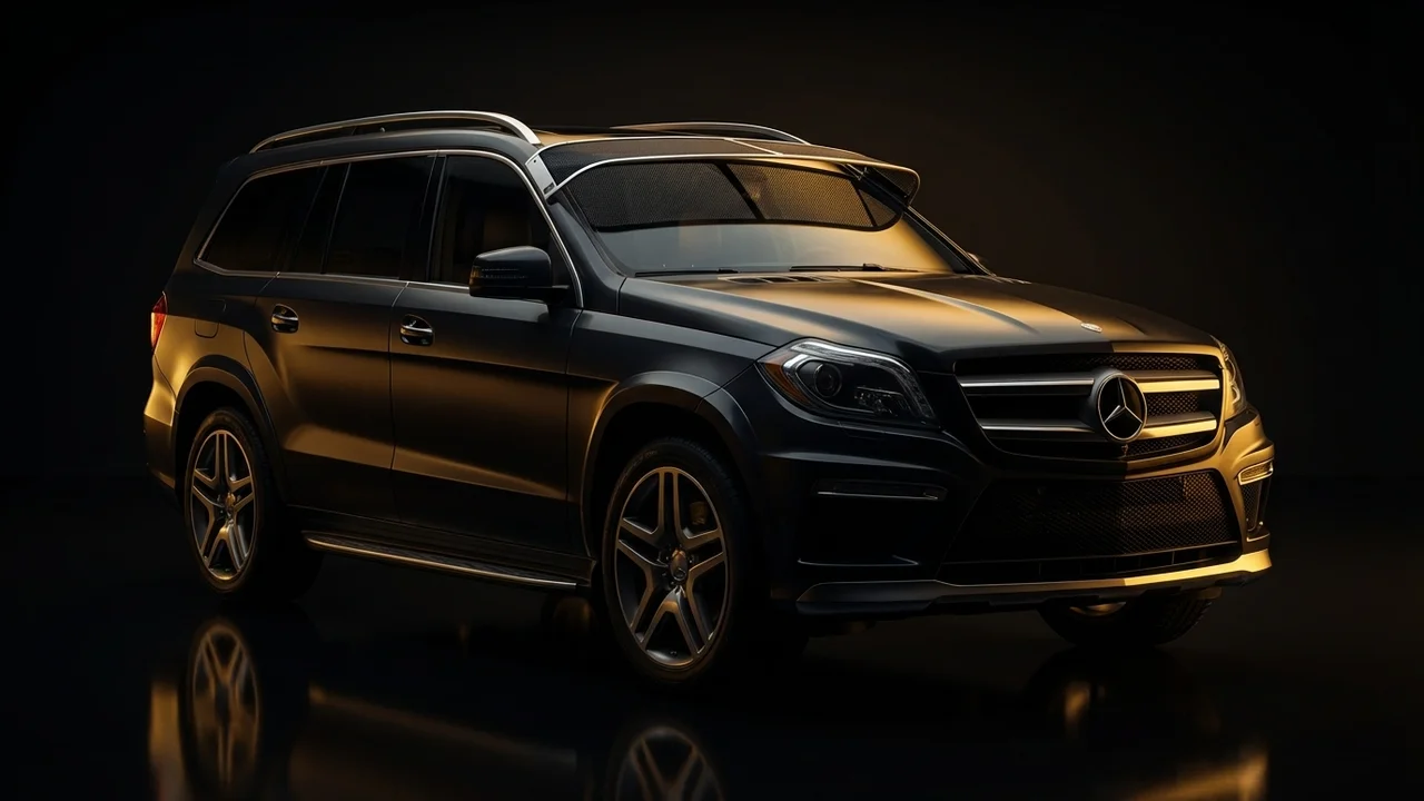 Mercedes-Benz GL350 Car Windscreen Sunvisor - 1